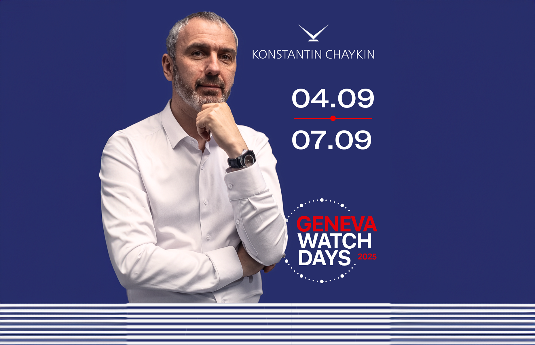 Konstantin Chaykin to Take Part in Geneva Watch Days for the Fifth Time