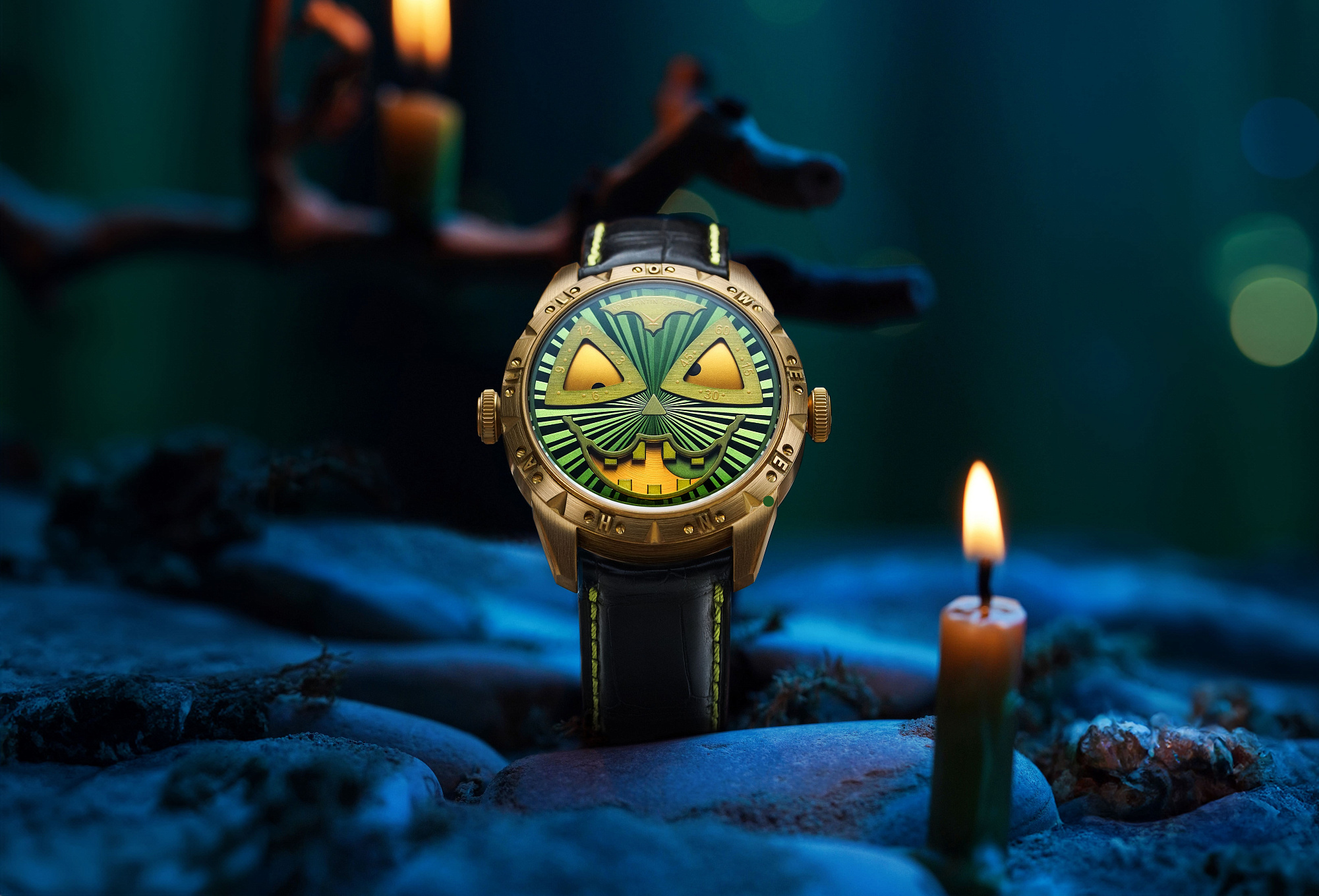 Konstantin Chaykin. Russian watches - Green Halloween