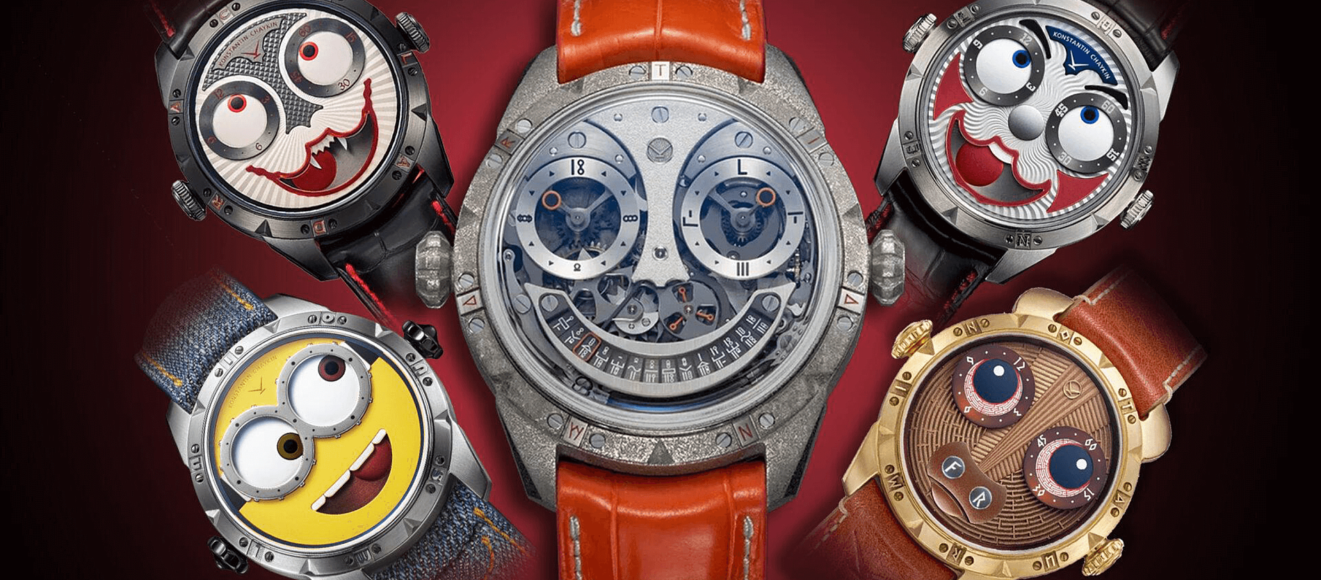 Konstantin Chaykin’s wristmons: 5 years of colorful emotions